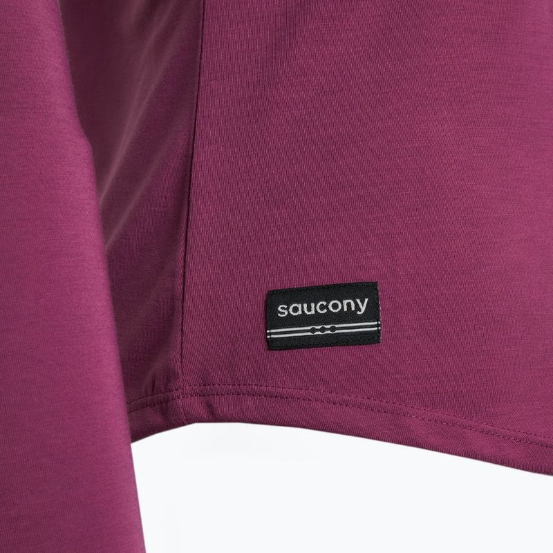 Dámské běžecké tričko longsleeve   Saucony Triumph plum 3