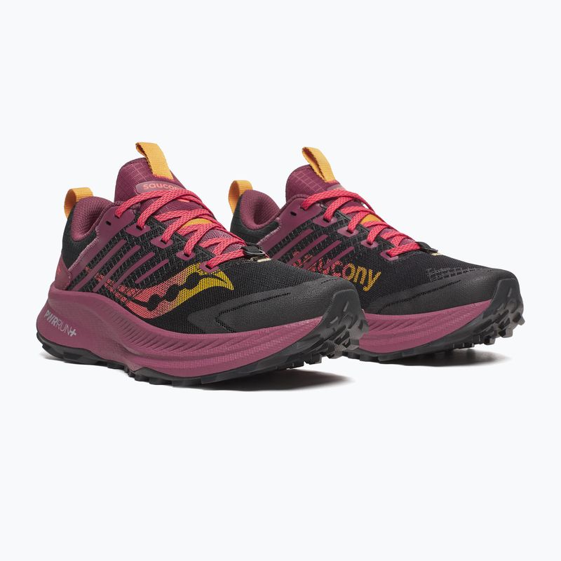 Dámské běžecké boty Saucony Ride Trail 2 black/terra 10