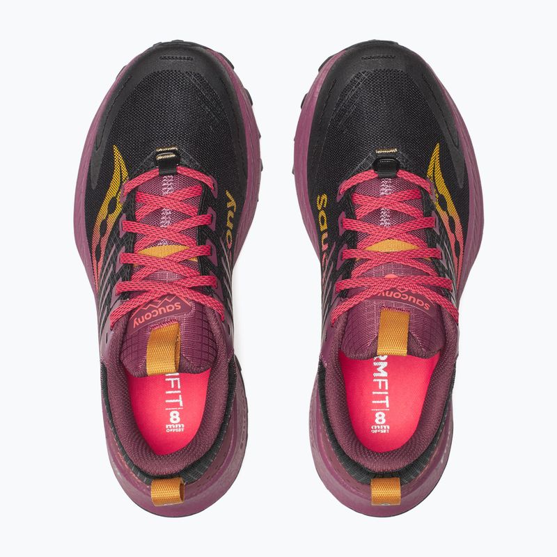 Dámské běžecké boty Saucony Ride Trail 2 black/terra 12