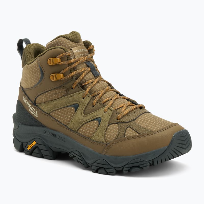 Pánské turistické boty Merrell Thermo Snow Grip Mid Wp olive drab