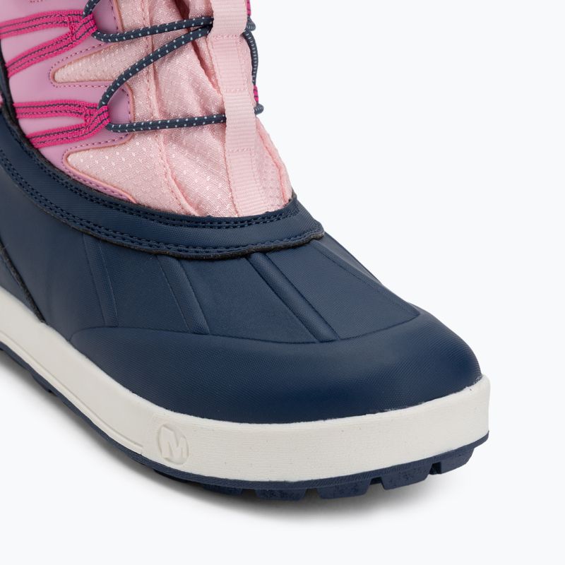 Dětské sněhule Merrell Snow Bank 5.0 WP navy/pink 7