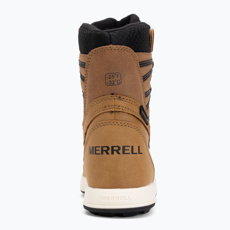 Dětské sněhule Merrell Snow Bank 5.0 WP wheat/black 6