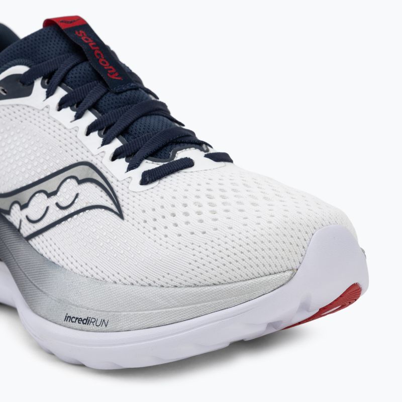 Pánské běžecké boty Saucony Endorphin Trainer white/navy 7