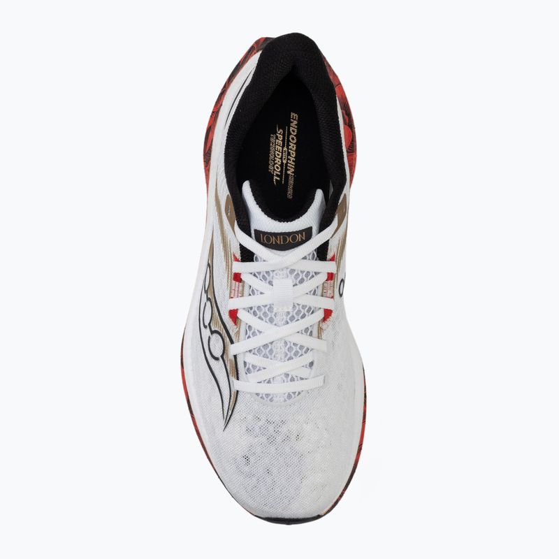 Pánské běžecké boty Saucony Endorphin Speed 5 white/black 5