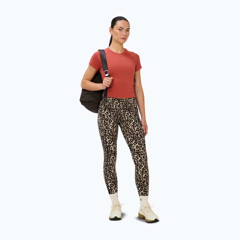 Dámské tričko na jógu Sweaty Betty Athlete Crop Seamless Workout terrazzo red 2