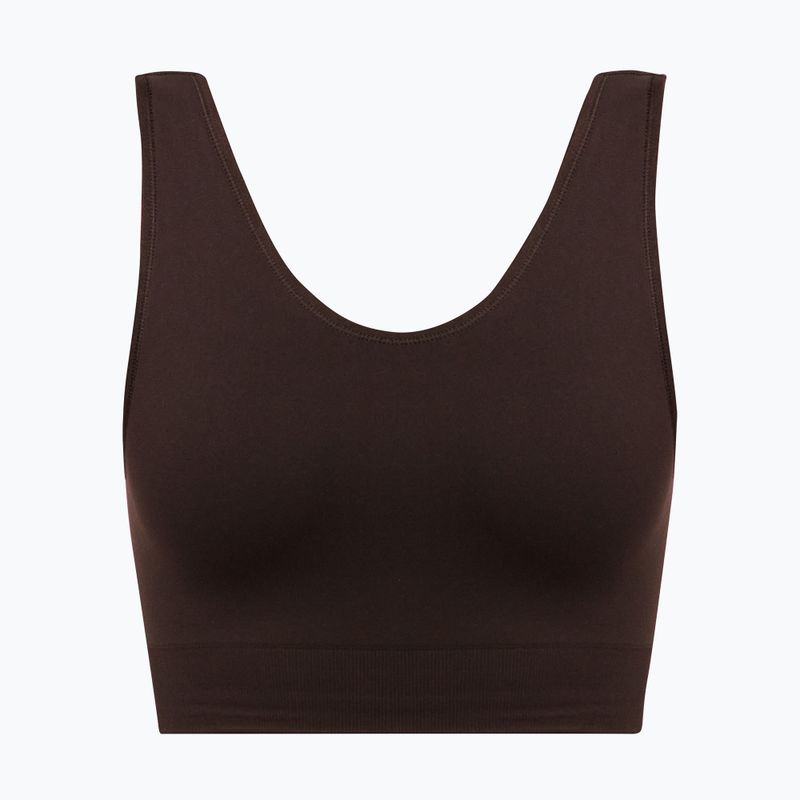 Sportovní podprsenka Sweaty Betty Stamina Seamless Scoop espresso brown 5