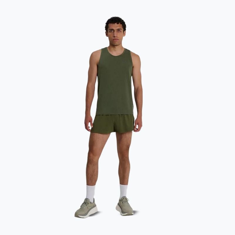 Pánské běžecké tričko Saucony Stopwatch Singlet fatigue heather 2