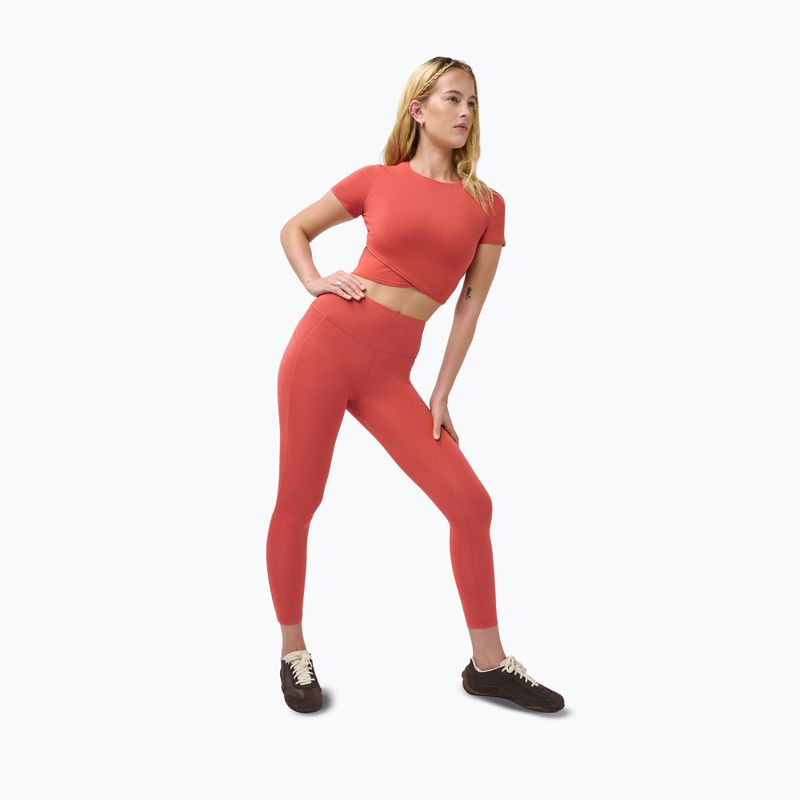 Dámské tréninkové legíny Sweaty Betty All Day 7/8 terrazzo red 2