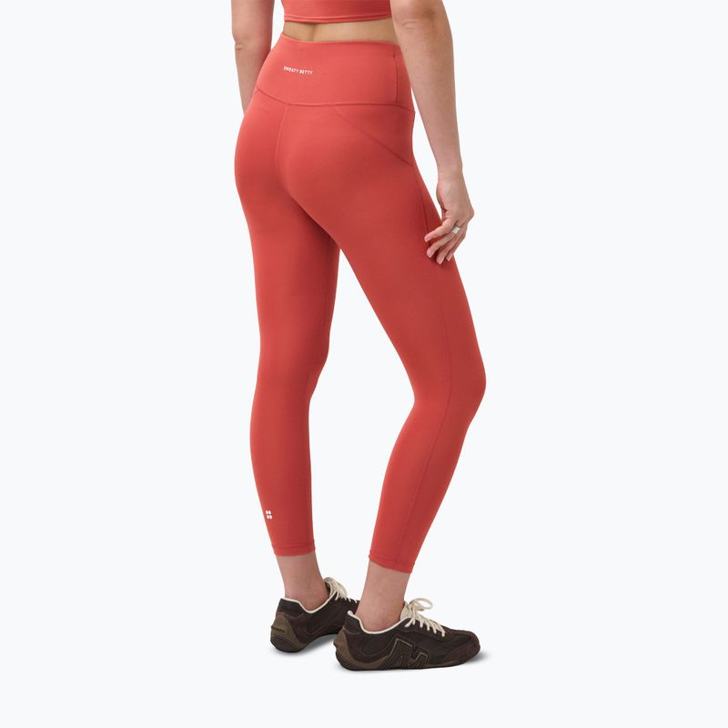 Dámské tréninkové legíny Sweaty Betty All Day 7/8 terrazzo red 3