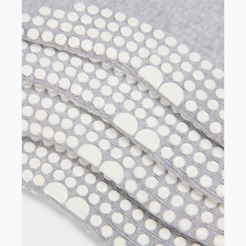 Dámské ponožky Sweaty Betty Pilates Crew Gripper 2 pary light grey marl 3