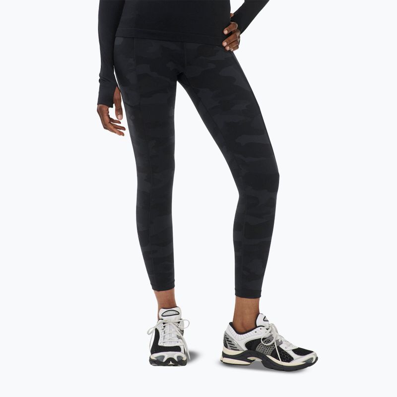 Dámské tréninkové legíny Sweaty Betty Power Piping Workout 7/8 ultra black camo print