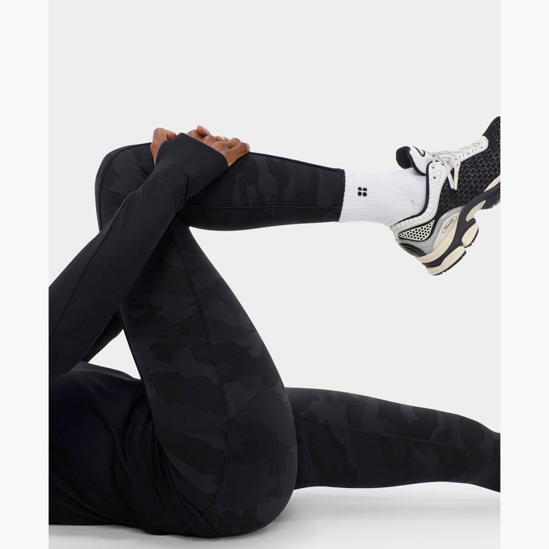Dámské tréninkové legíny Sweaty Betty Power Piping Workout 7/8 ultra black camo print 5