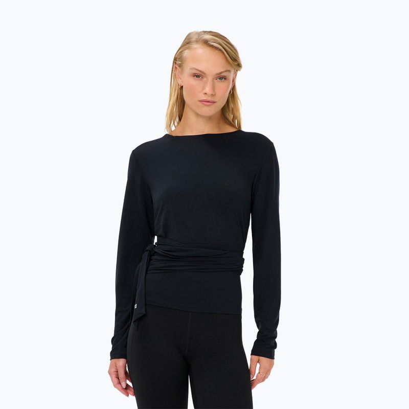 Dámské tričko Longsleeve Sweaty Betty Soft Flow Studio Wear Your Way black 4