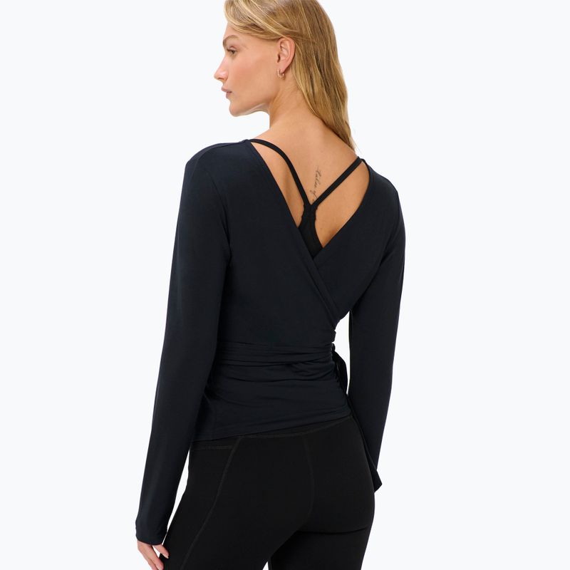 Dámské tričko Longsleeve Sweaty Betty Soft Flow Studio Wear Your Way black 5
