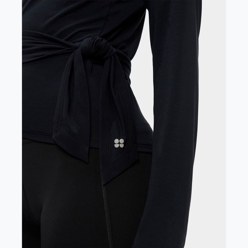 Dámské tričko Longsleeve Sweaty Betty Soft Flow Studio Wear Your Way black 7
