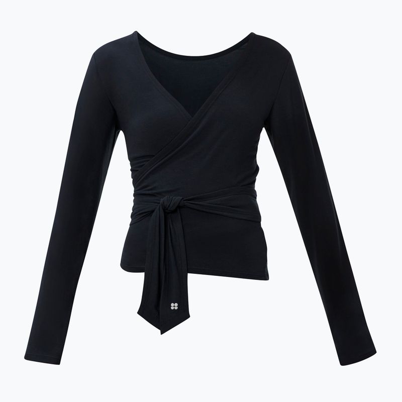 Dámské tričko Longsleeve Sweaty Betty Soft Flow Studio Wear Your Way black 8