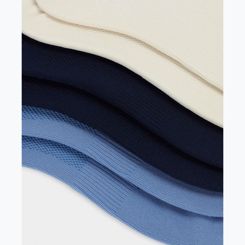 Dámské ponožky Sweaty Betty Lightweight Trainer 3 pary fadedblue frenchnavy crea 3