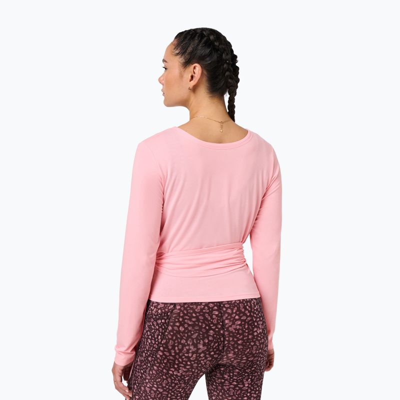 Dámské tričko Longsleeve Sweaty Betty Soft Flow Studio Wear Your Way deco pink 3