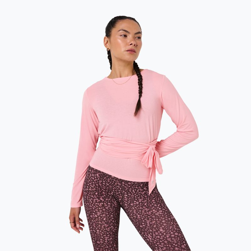 Dámské tričko Longsleeve Sweaty Betty Soft Flow Studio Wear Your Way deco pink 4