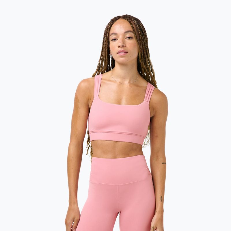 Sportovní podprsenka Sweaty Betty Ultimate Studio Ruched dark deco pink