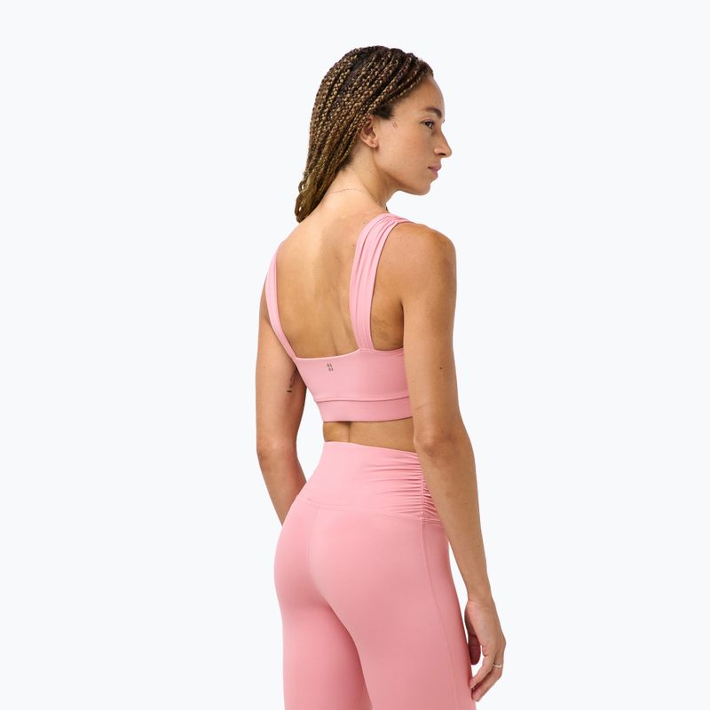 Sportovní podprsenka Sweaty Betty Ultimate Studio Ruched dark deco pink 3