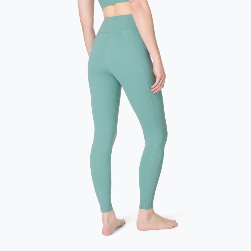 Dámské tréninkové legíny Sweaty Betty Ultimate Studio Ribbed green 2