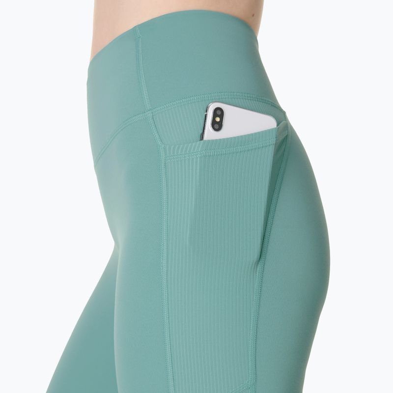 Dámské tréninkové legíny Sweaty Betty Ultimate Studio Ribbed green 4