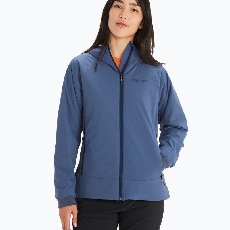 Marmot Novus Lt Hybrid Hoody dámská bunda modrá M12396