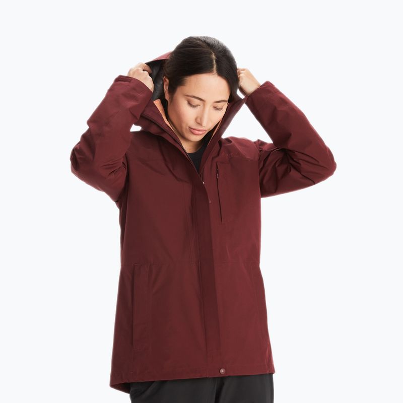 Marmot Minimalist Gore Tex dámská bunda do deště maroon 35810 9