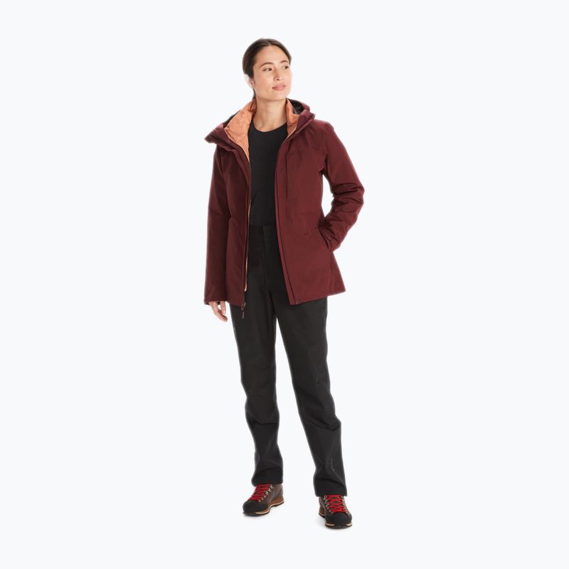 Marmot Minimalist Gore Tex dámská bunda do deště maroon 35810 13