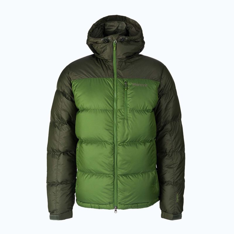 Pánská péřová bunda Marmot Guides Down Hoody green 73060