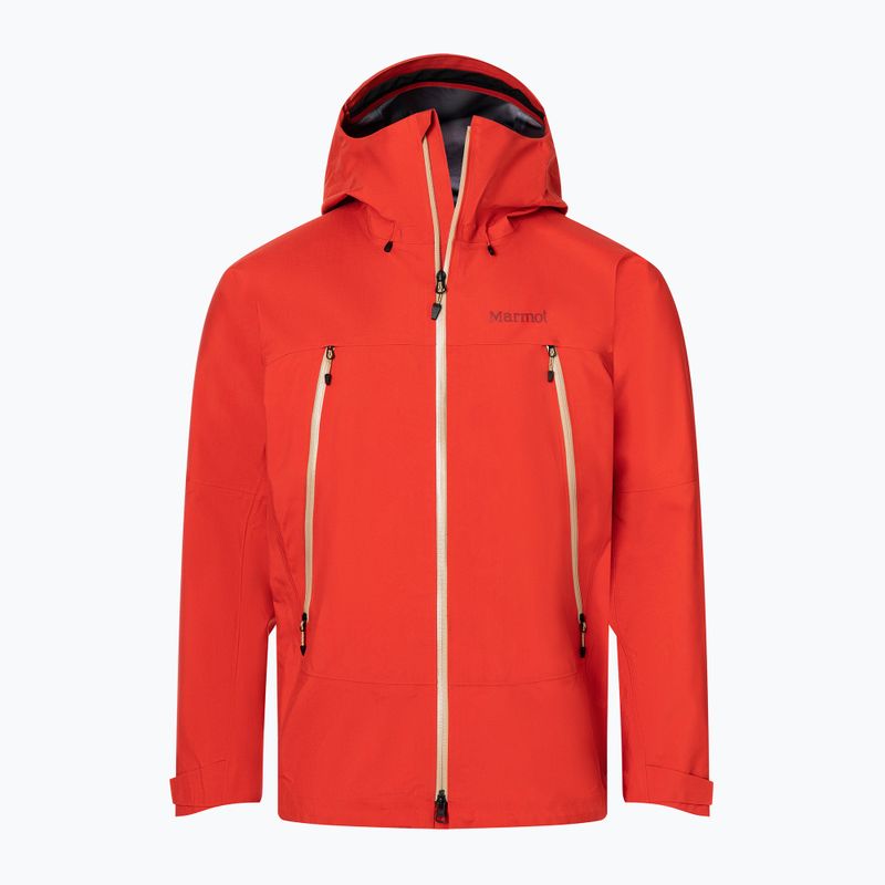 Marmot Alpinist Gore Tex pánská bunda do deště červená M12348