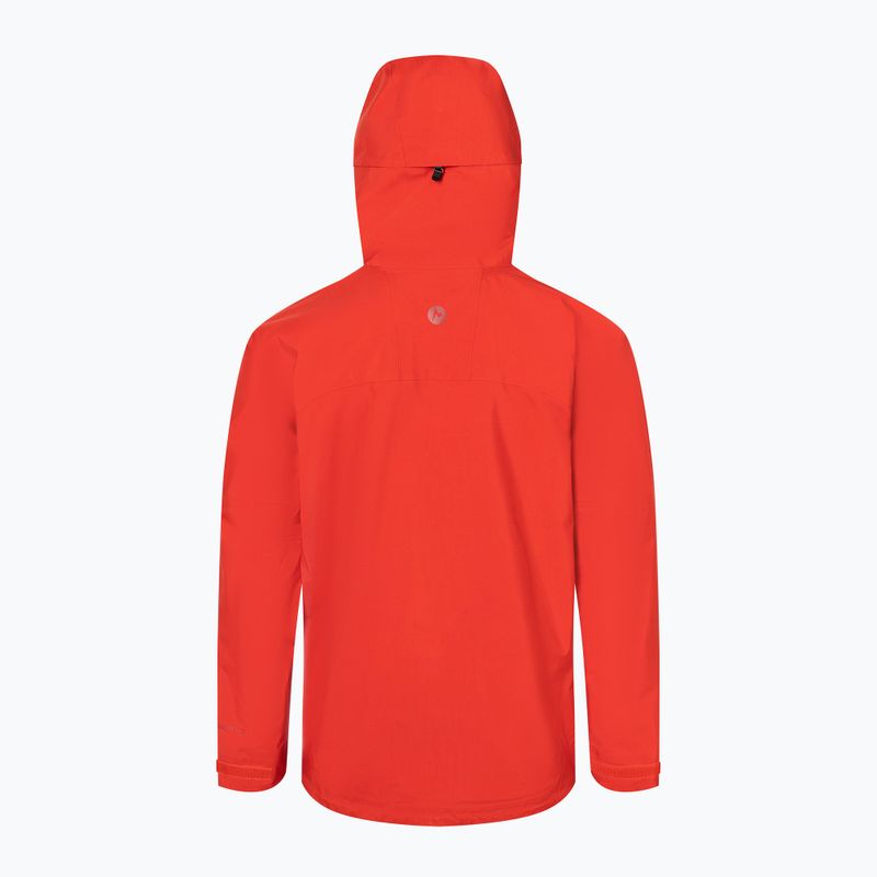 Marmot Alpinist Gore Tex pánská bunda do deště červená M12348 2