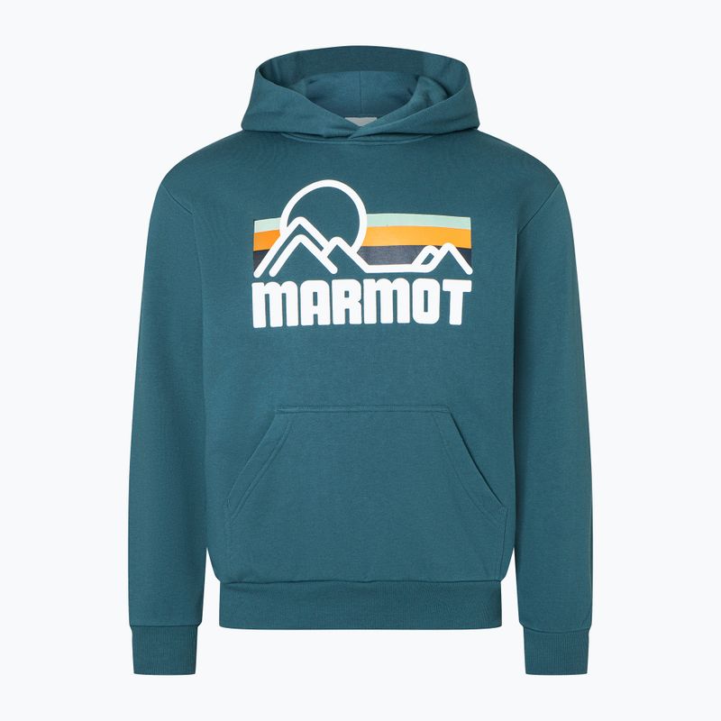 Pánská trekingová mikina Marmot Coastal Hoody světle modrá M1425821541 3