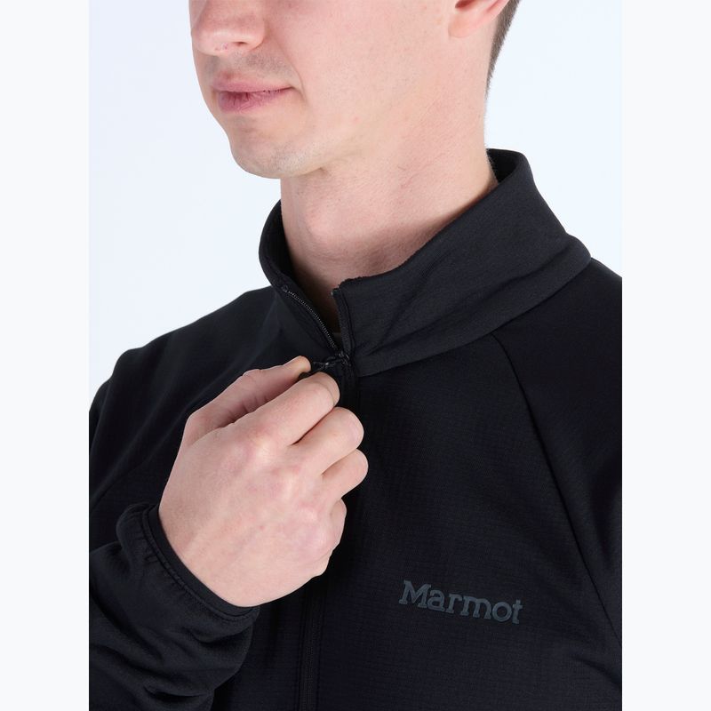 Pánská fleecová mikina Marmot Leconte Fleece 1/2 Zip black 3