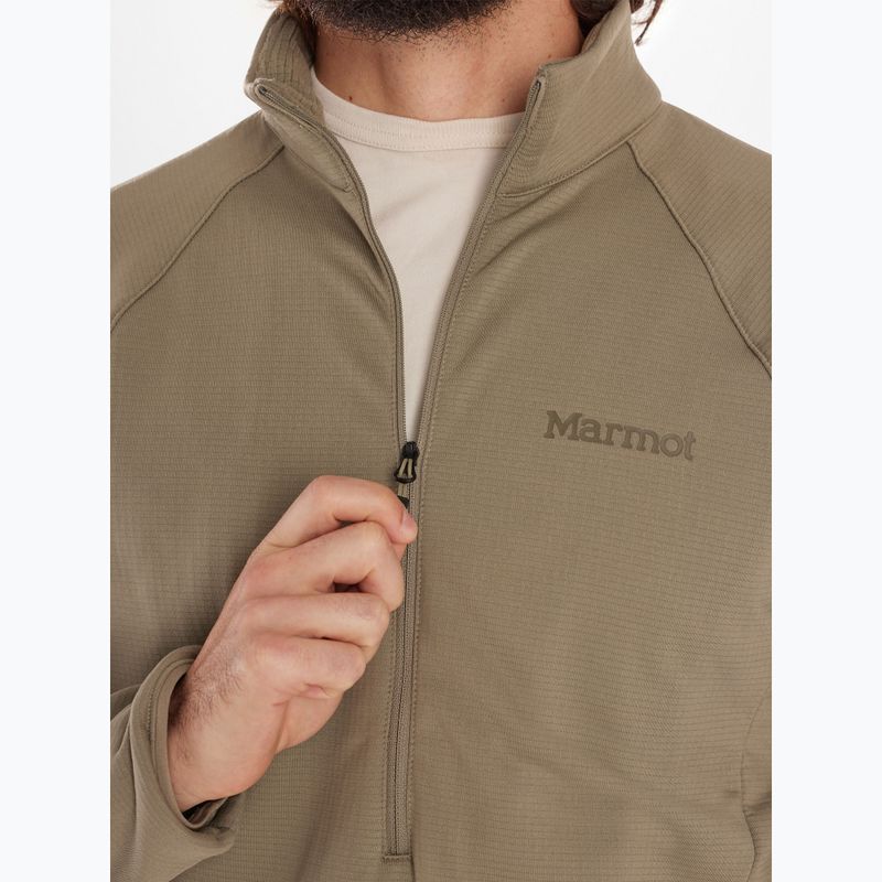 Pánská fleecová mikina Marmot Leconte Fleece 1/2 Zip vetiver 4