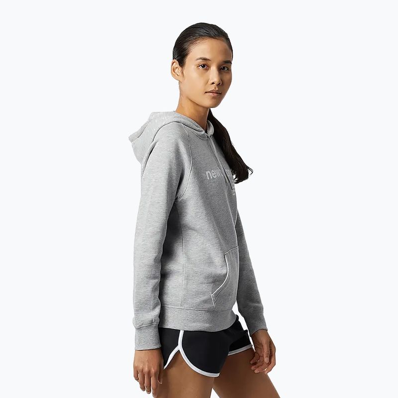 Dámská mikina New Balance Core Fleece Hoodie grey 2
