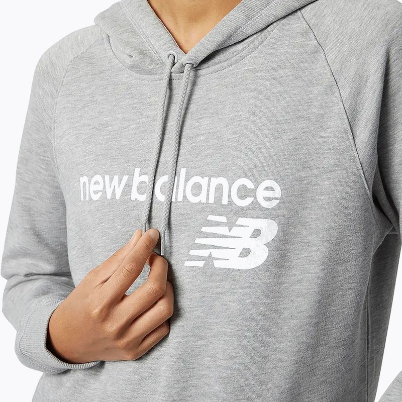 Dámská mikina New Balance Core Fleece Hoodie grey 4