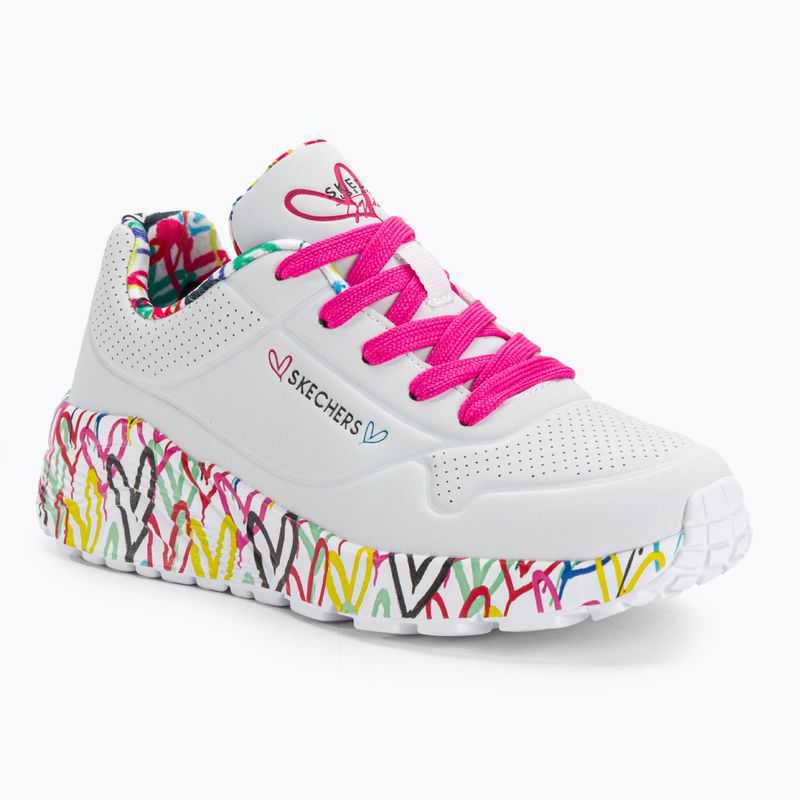 Dětské tenisky SKECHERS Uno Lite Lovely Luv white/multi