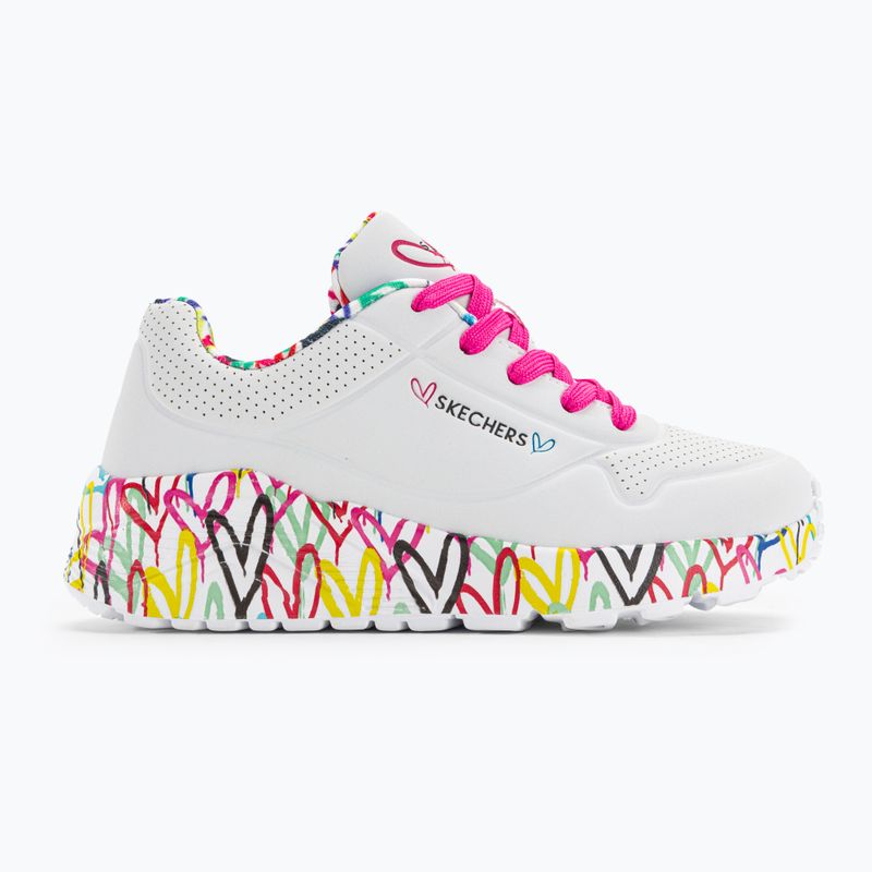 Dětské tenisky SKECHERS Uno Lite Lovely Luv white/multi 2