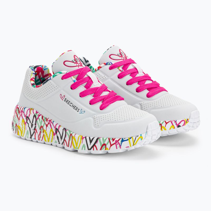 Dětské tenisky SKECHERS Uno Lite Lovely Luv white/multi 4