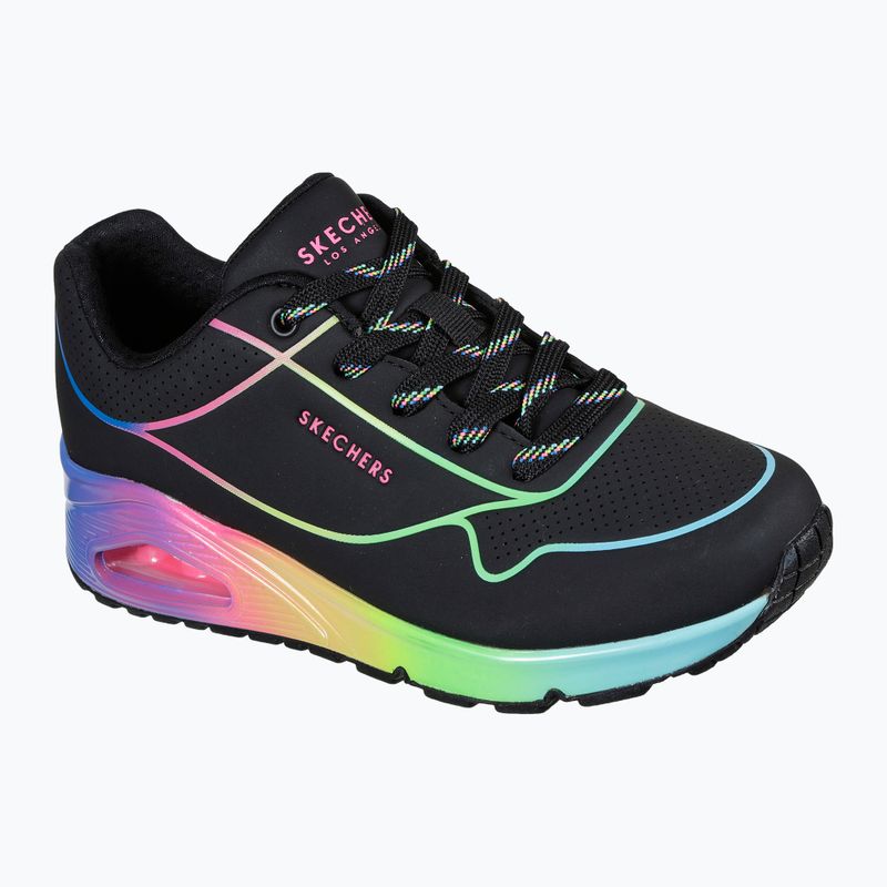 Dámské boty SKECHERS Uno Pop Of Sunshine black/multi neon 8