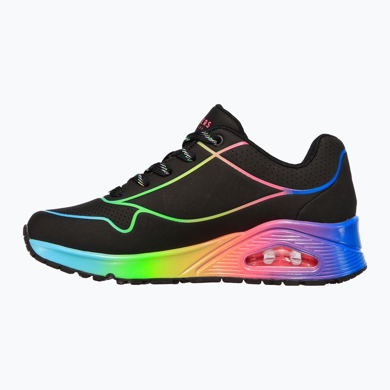 Dámské boty SKECHERS Uno Pop Of Sunshine black/multi neon 10