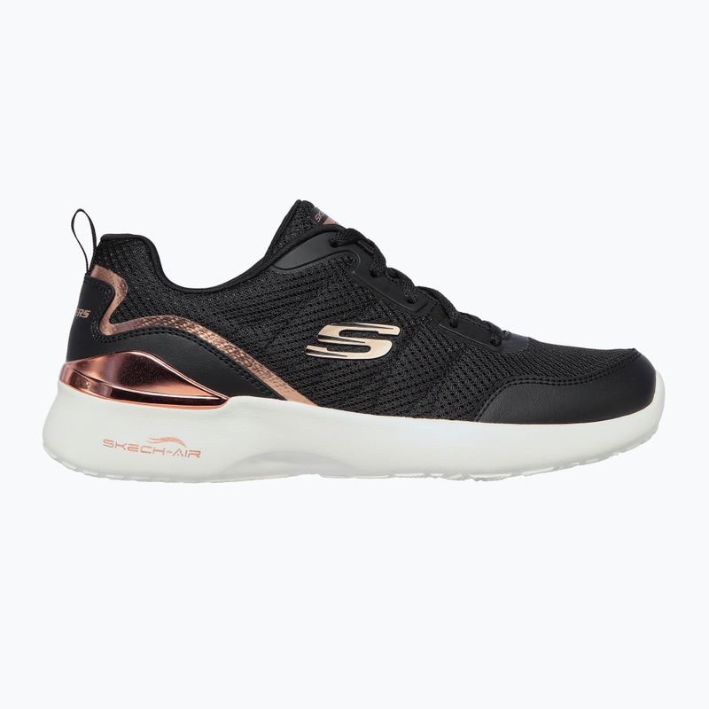 Dámská tréninková obuv SKECHERS Skech-Air Dynamight The Halcyon black/rose gold 7