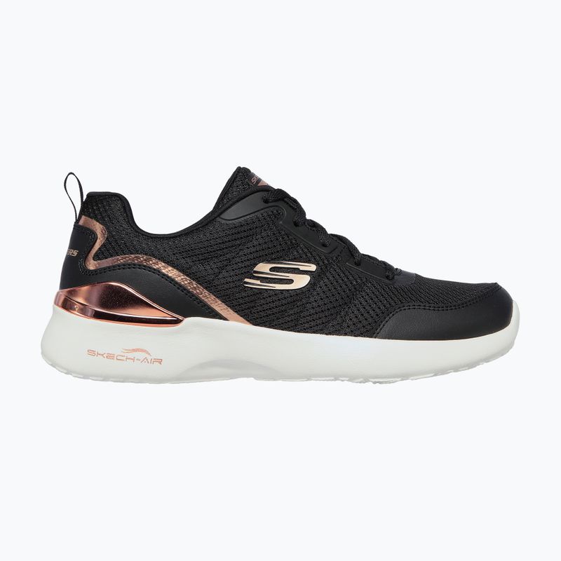 Dámská tréninková obuv SKECHERS Skech-Air Dynamight The Halcyon black/rose gold 8