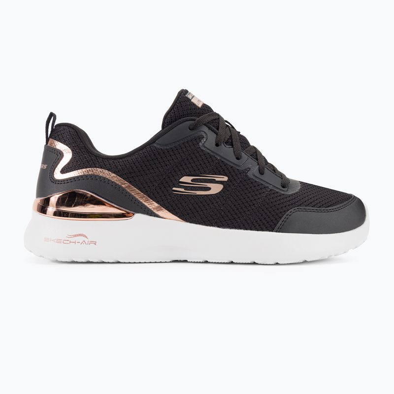 Dámská tréninková obuv SKECHERS Skech-Air Dynamight The Halcyon black/rose gold 2