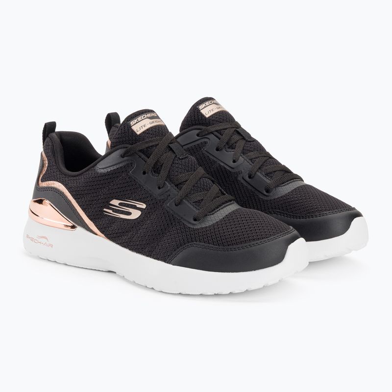 Dámská tréninková obuv SKECHERS Skech-Air Dynamight The Halcyon black/rose gold 4
