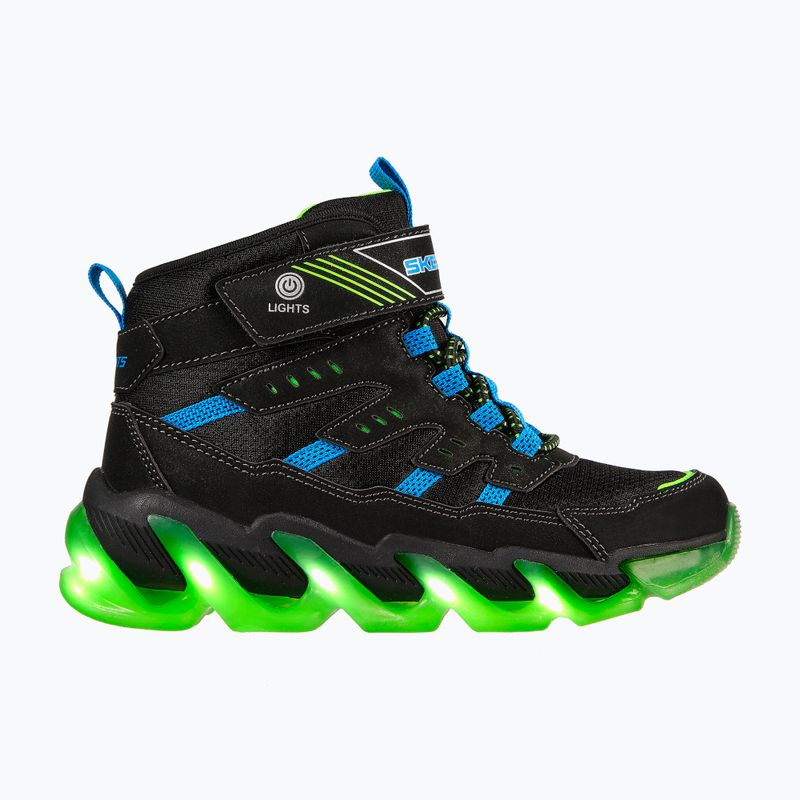 Dětské boty SKECHERS Mega-Surge Flash Breeze black/blue/lime 9