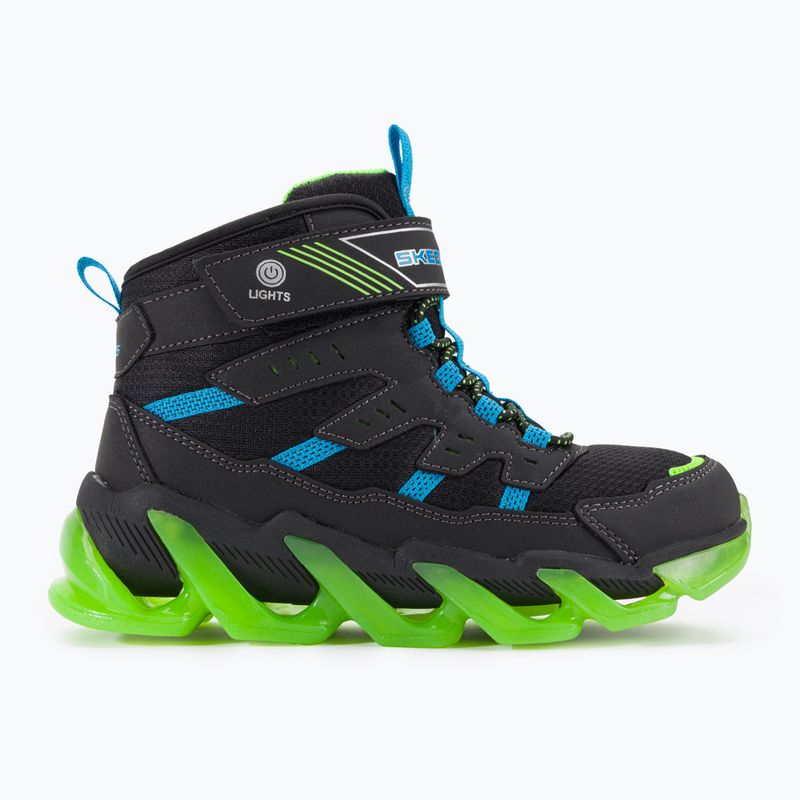 Dětské boty SKECHERS Mega-Surge Flash Breeze black/blue/lime 2