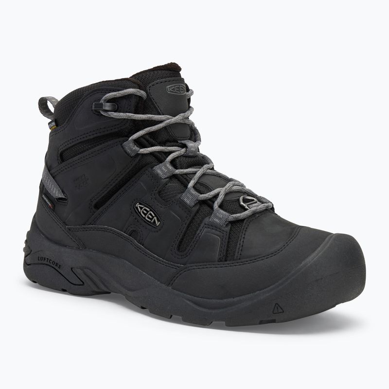 Pánské turistické boty KEEN Circadia Mid Polar black/steel grey